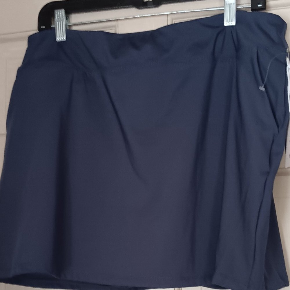 Tommy Bahama Bluegray Women's Golf skort back pocket pull on NWT Size 10